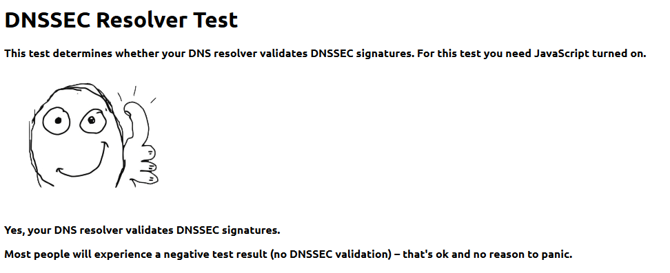 Simple DNSCrypt DNSSEC Test
